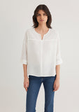 Long Sleeve White Blouse