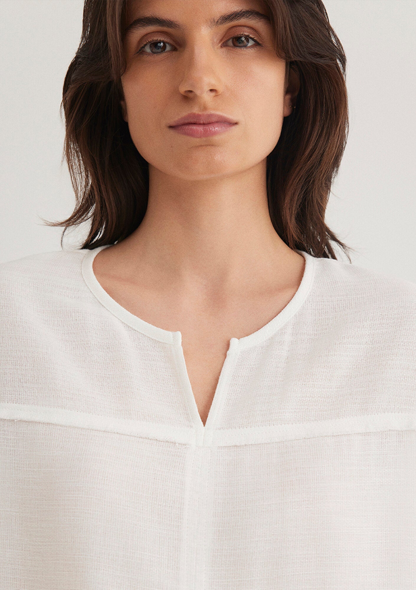 Long Sleeve White Blouse