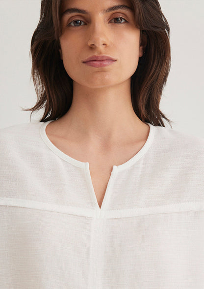 Long Sleeve White Blouse