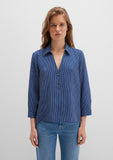 Striped Navy Blouse