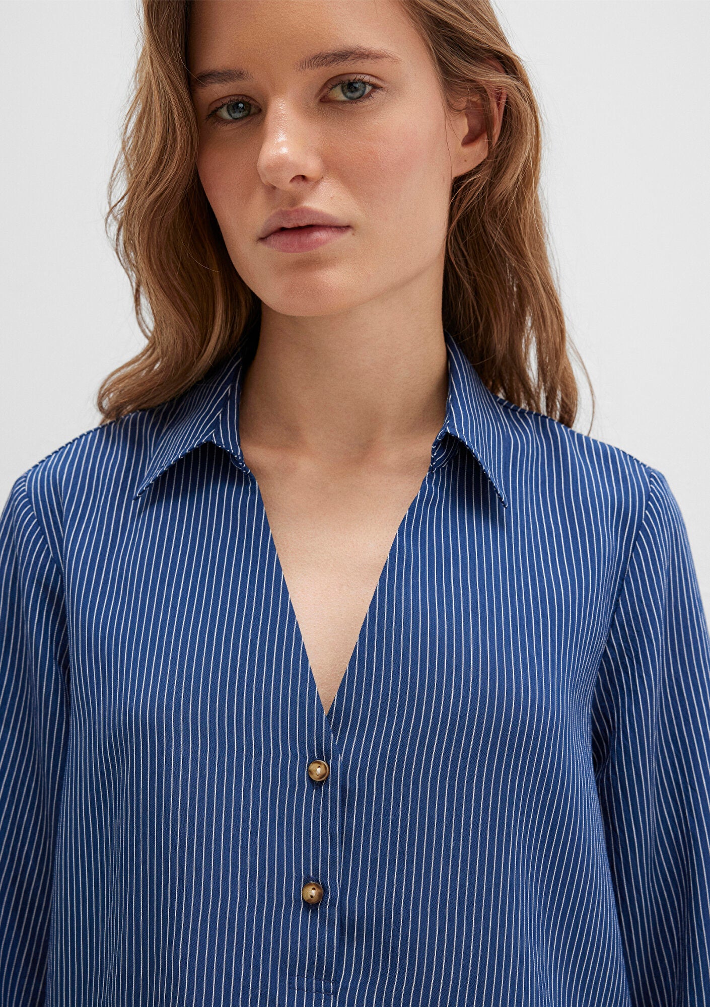 Striped Navy Blouse