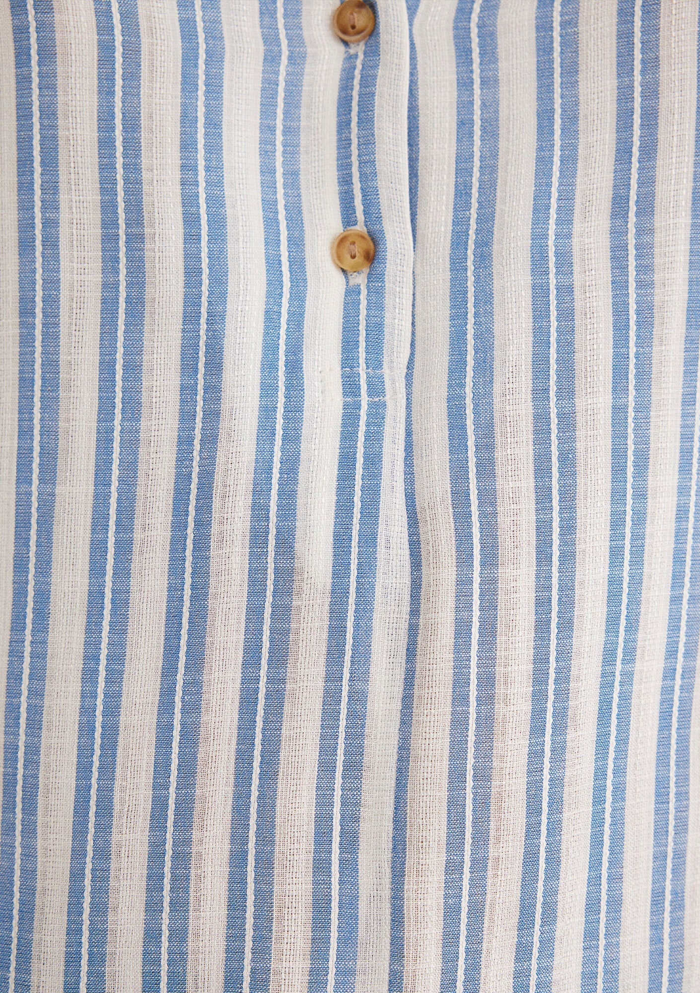 Striped White Blouse