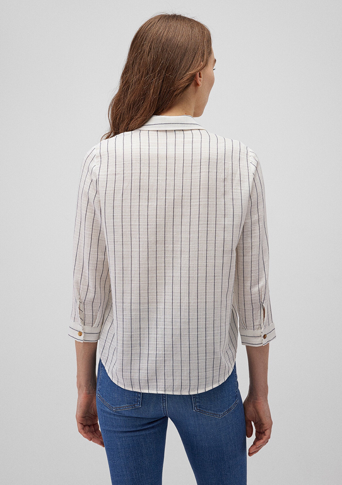Striped Grey Blouse