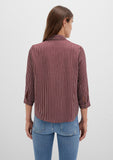 Striped Burgundy Blouse
