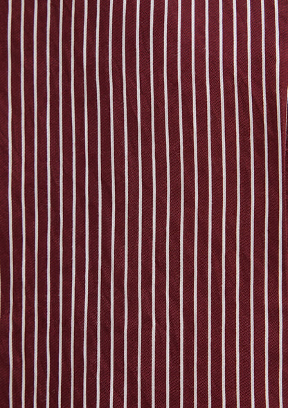 Striped Burgundy Blouse