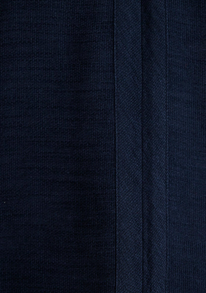 V Neck Navy Blouse