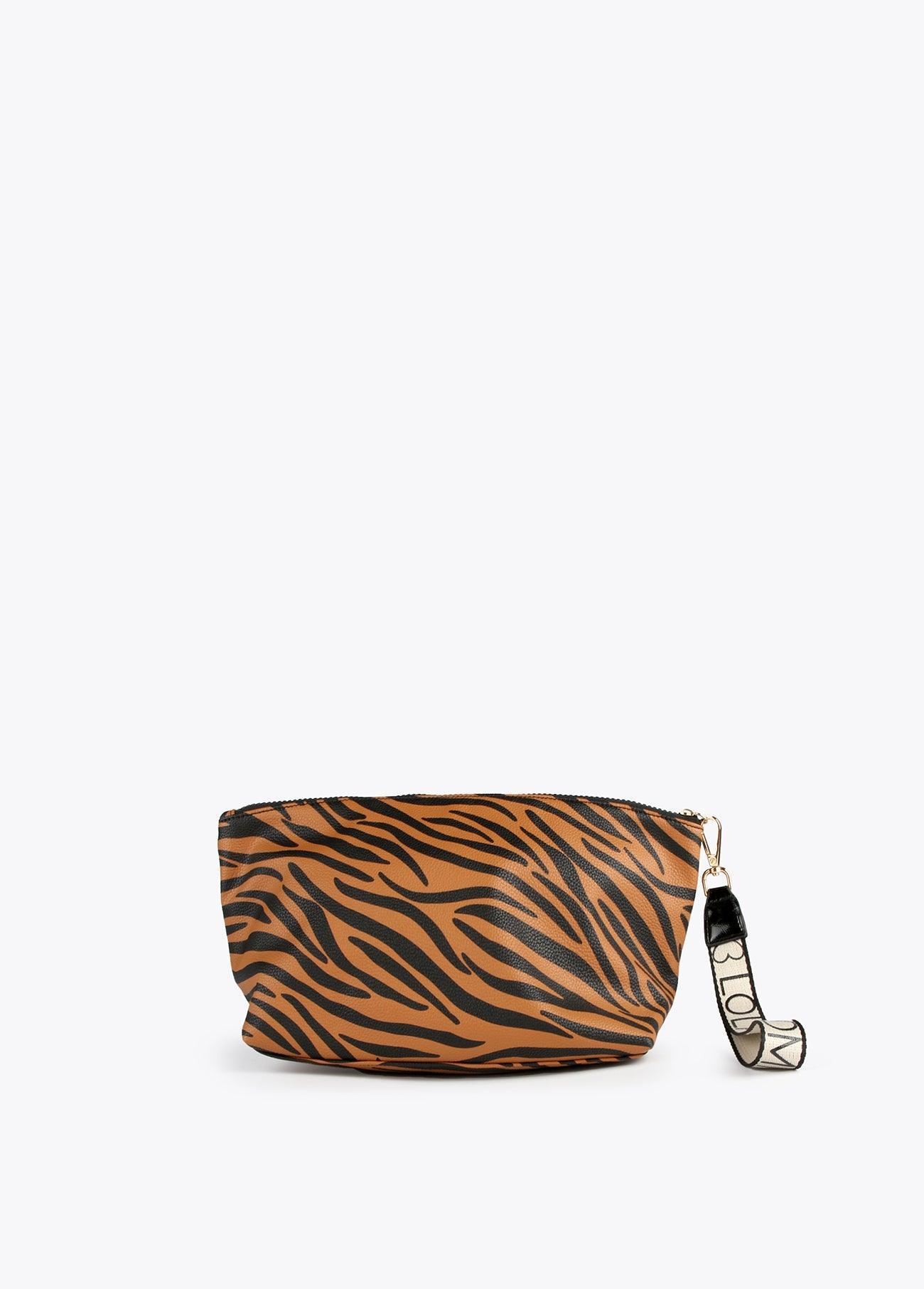 12404004-Animal print toiletry bag-Brown