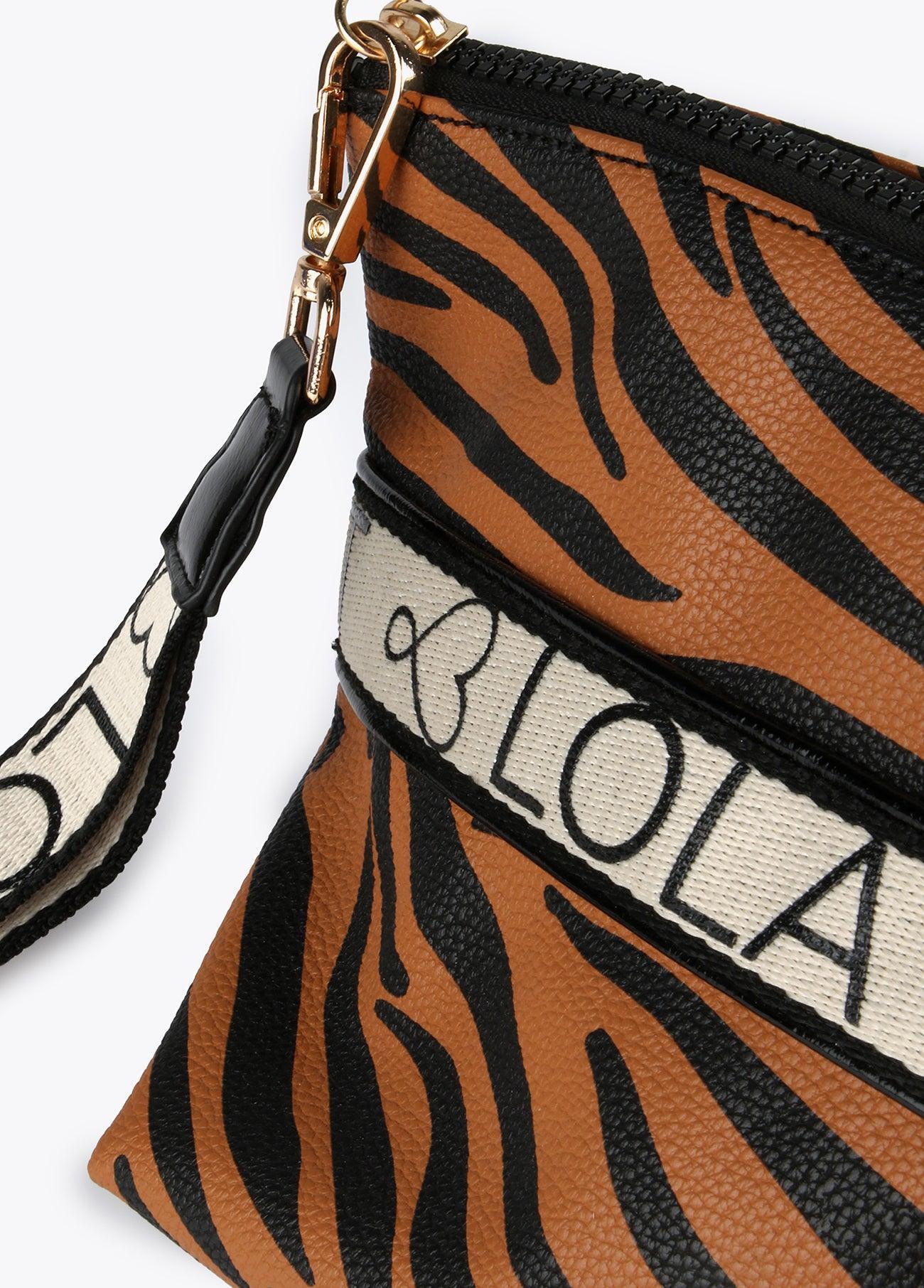 12404004-Animal print toiletry bag-Brown