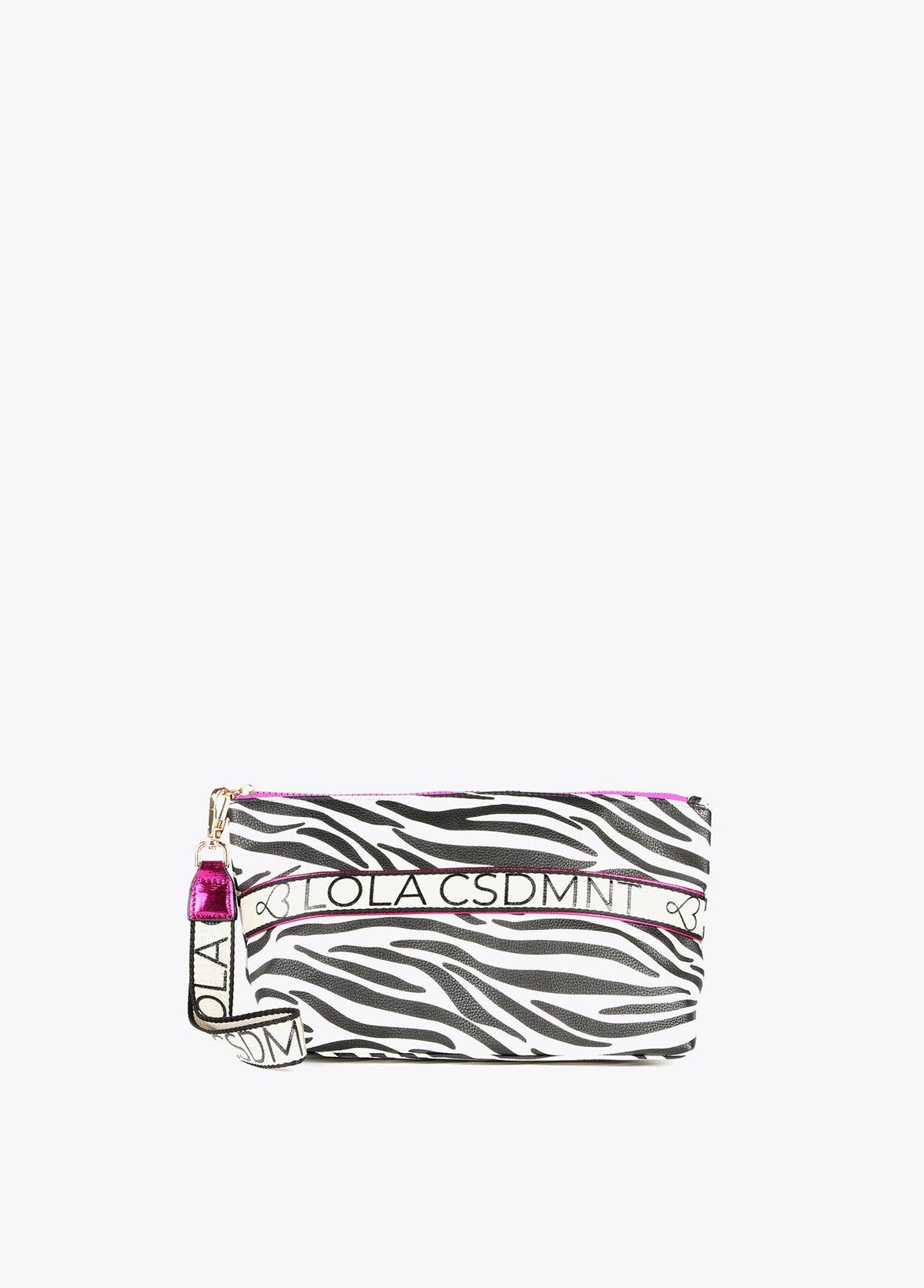 12404004-Animal print toiletry bag-Black