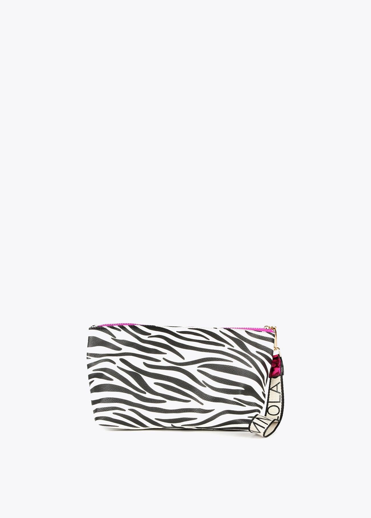 12404004-Animal print toiletry bag-Black