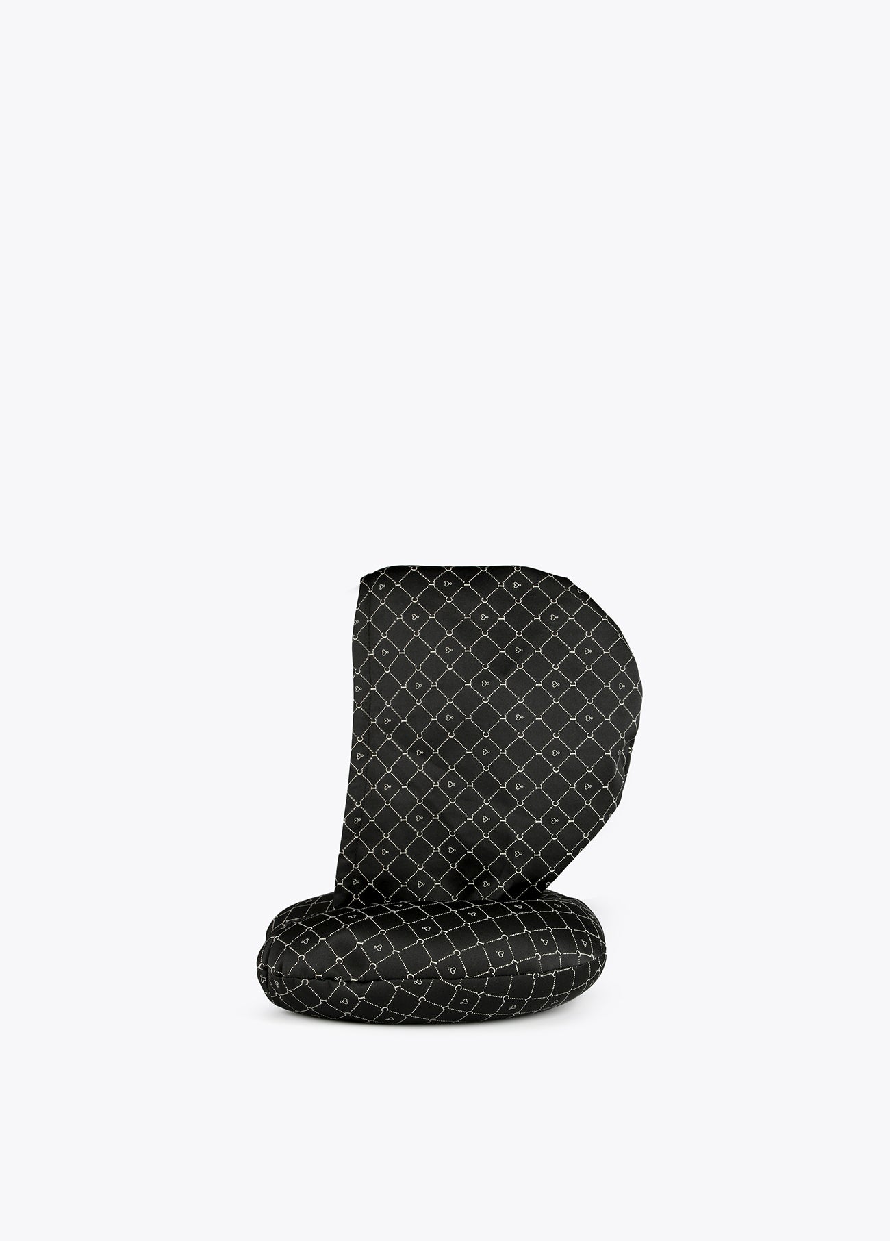 12404007-Animal print travel set-Black