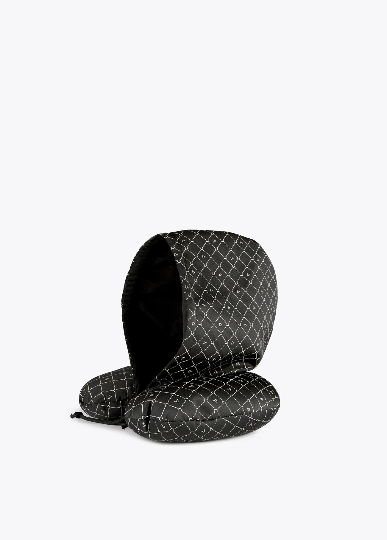 12404007-Animal print travel set-Black