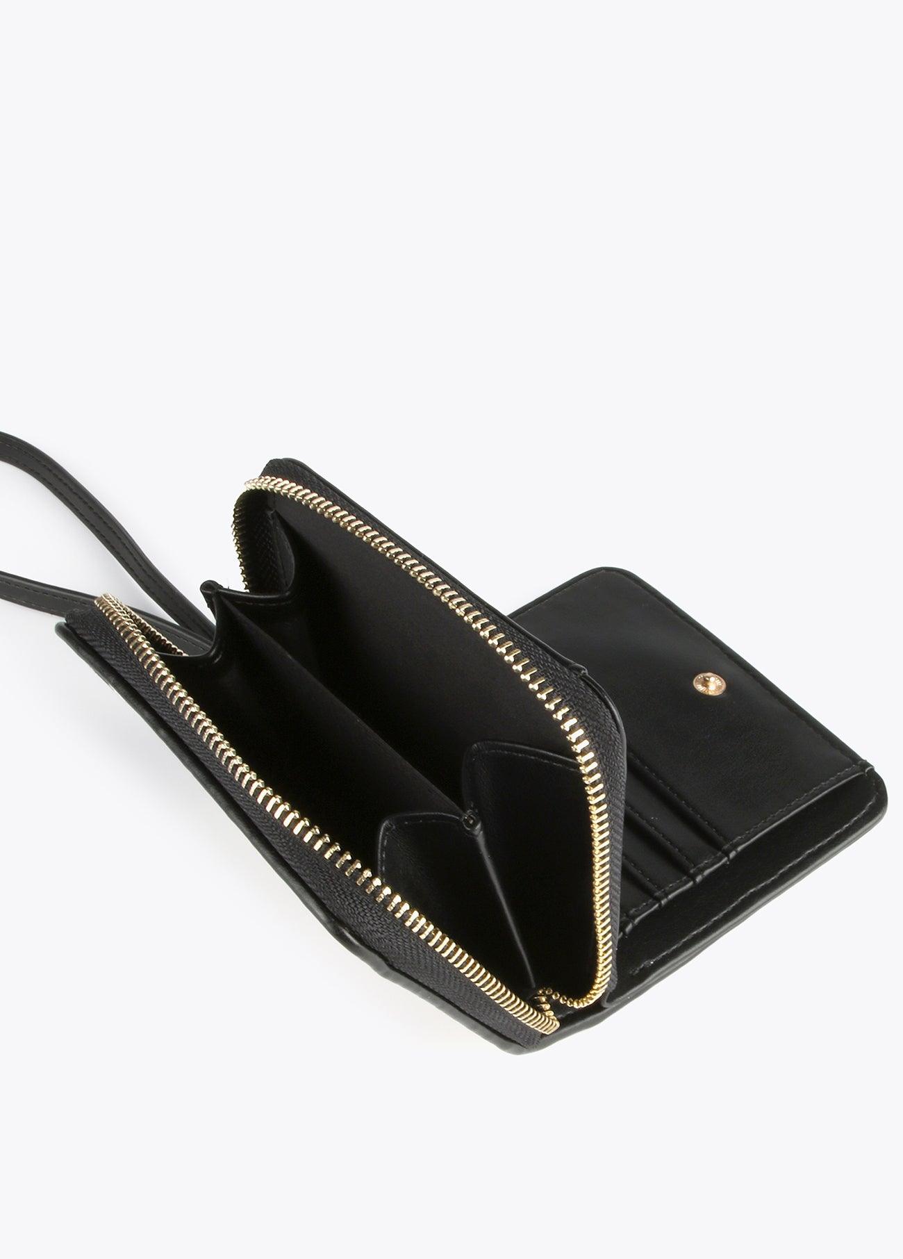 12405001-Two-tone purse-Black
