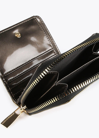 12405005-Patent leather purse-Golden