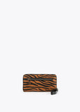 12405010-Zebra print wallet-Brown