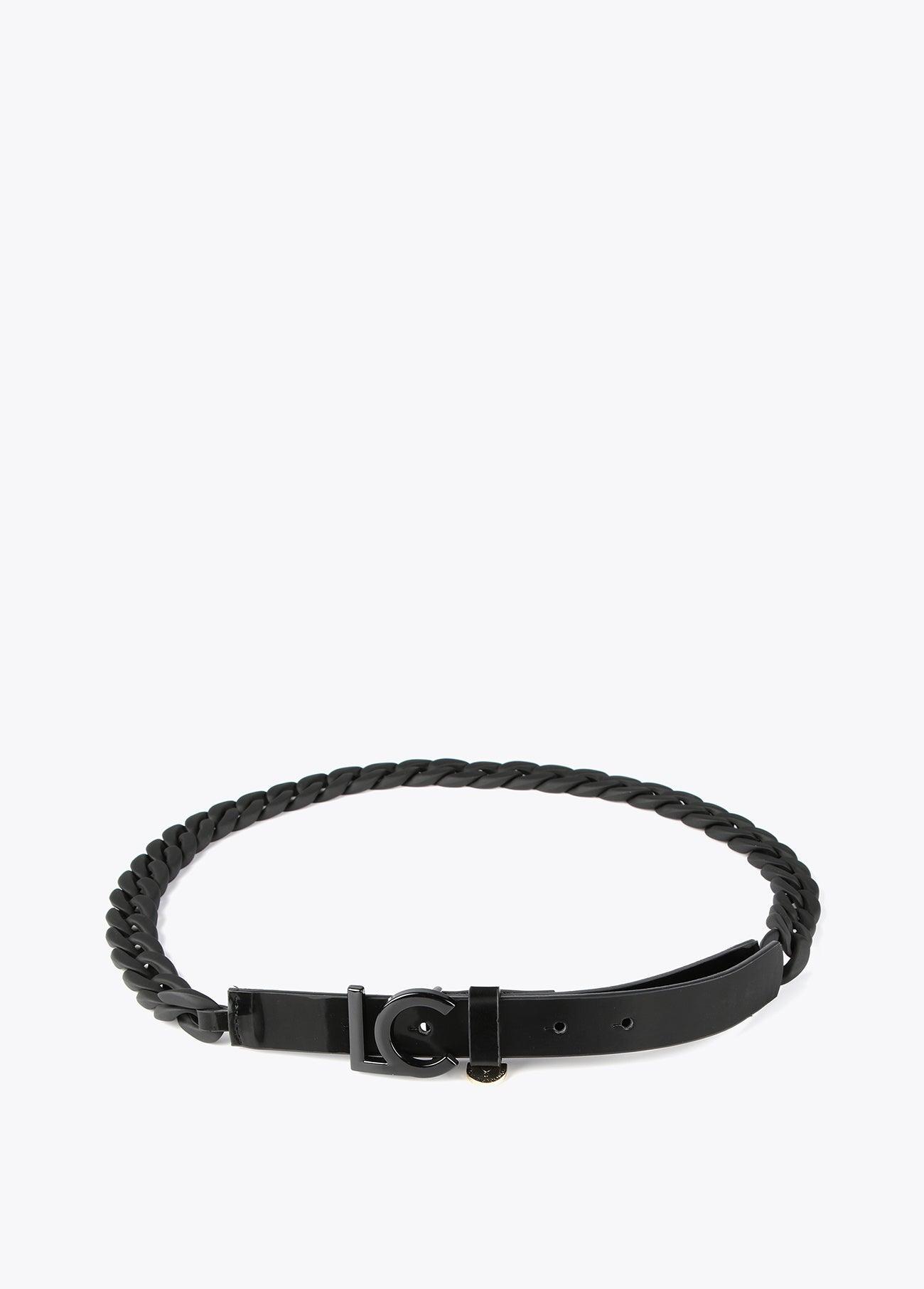 12407015-Chain belt-Black