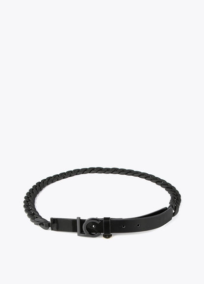 12407015-Chain belt-Black