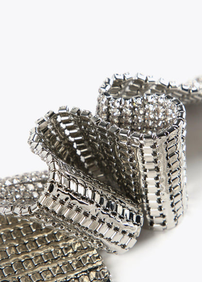 12407020-Crystal belt-Silver