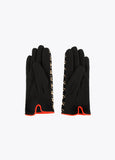 12409019-Houndstooth print gloves-Printed