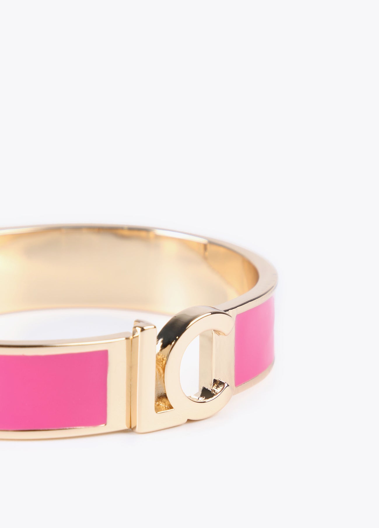 12413004-LC lacquered bracelet-Fuchsia