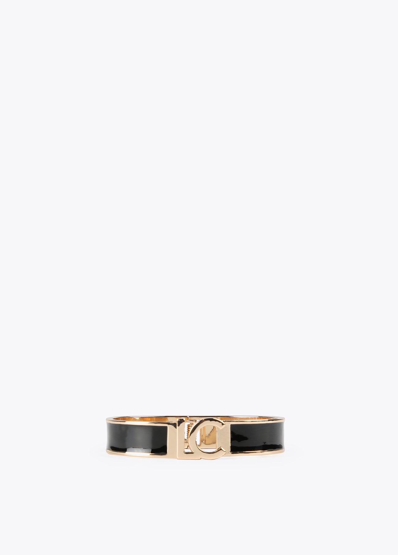 12413004-LC lacquered bracelet-Black