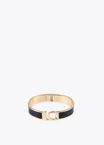 12413004-LC lacquered bracelet-Black