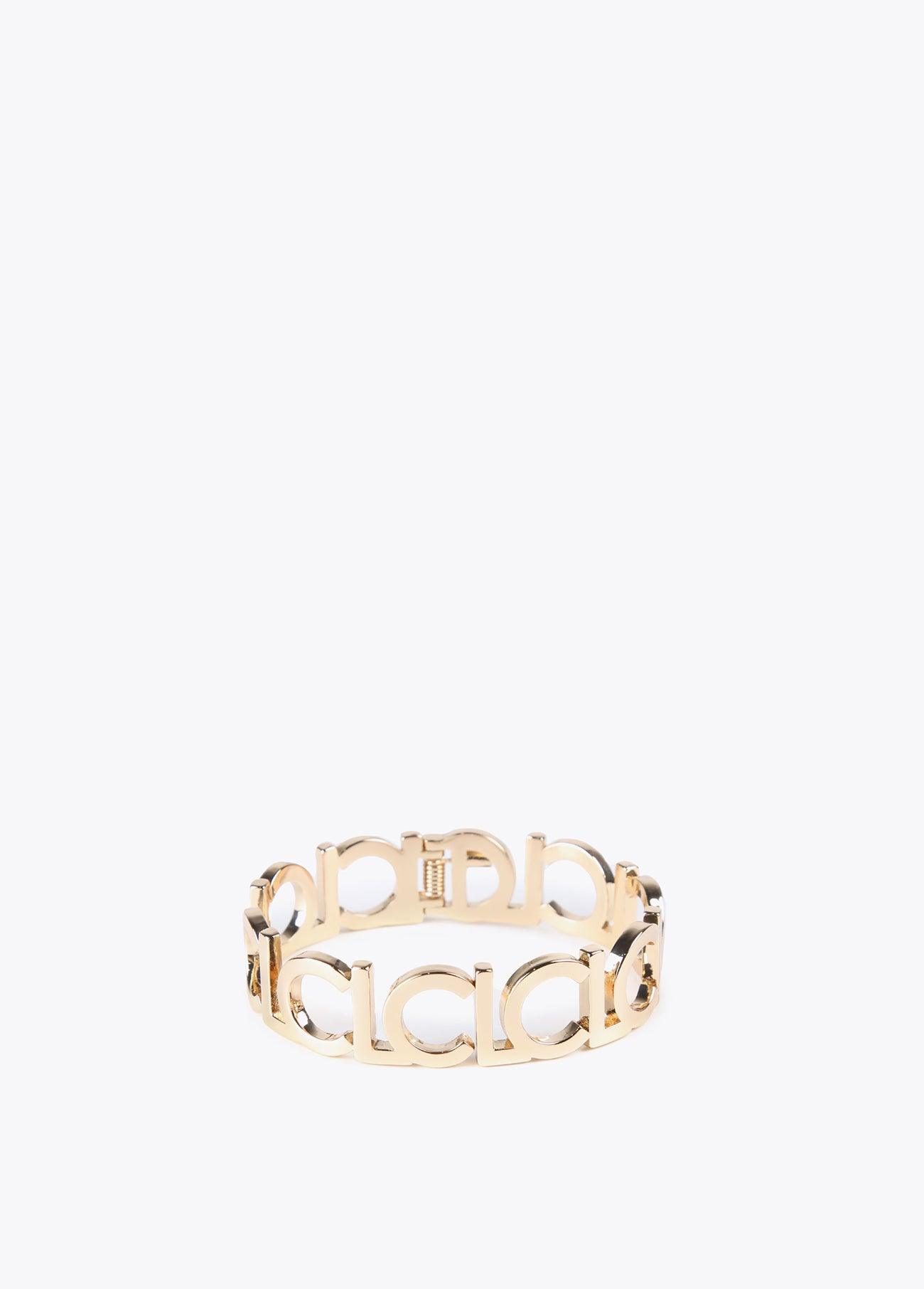 12413005-Logo bracelet-Golden