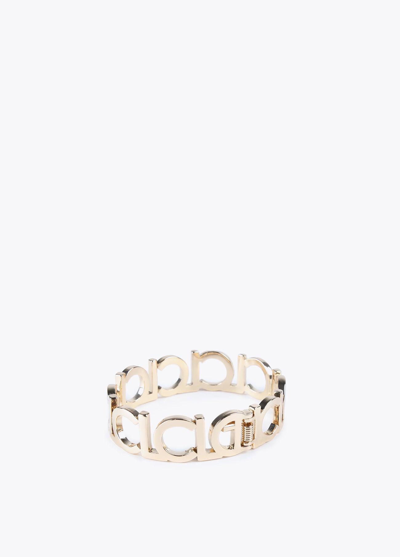 12413005-Logo bracelet-Golden