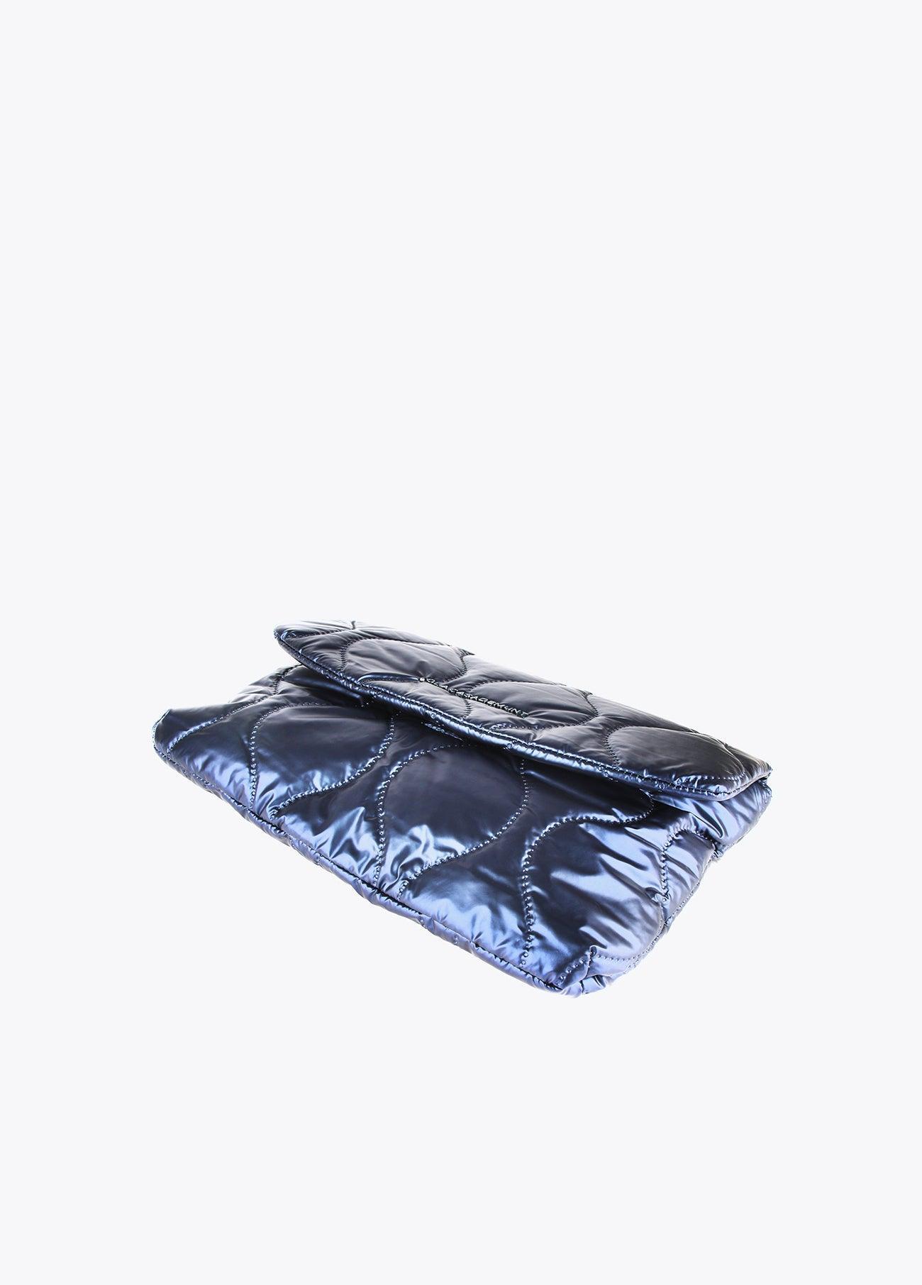 12423005-Metallic padded laptop sleeve-Blue
