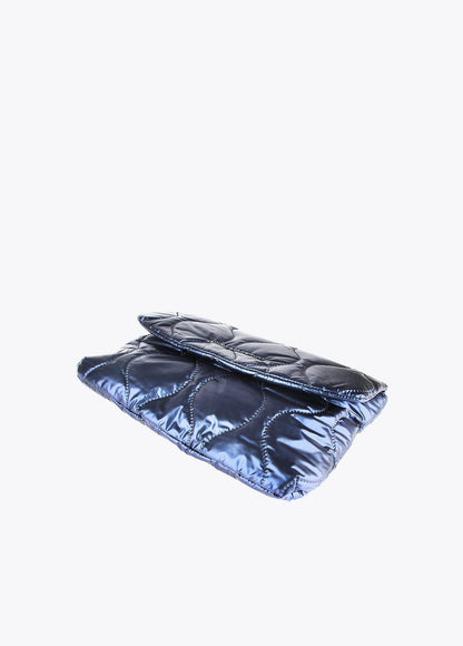 12423005-Metallic padded laptop sleeve-Blue