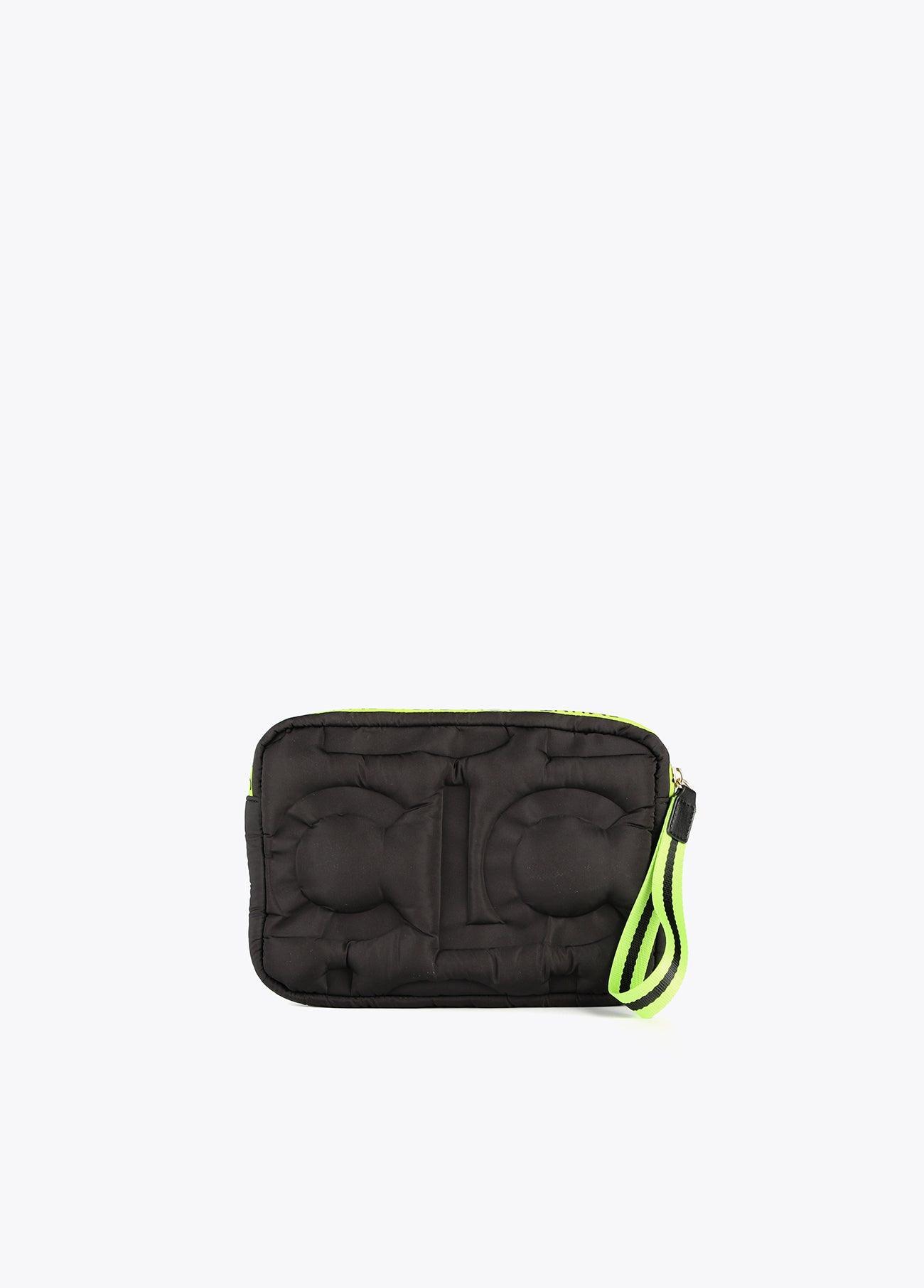 12424001-Logo and neon iPad case-Black