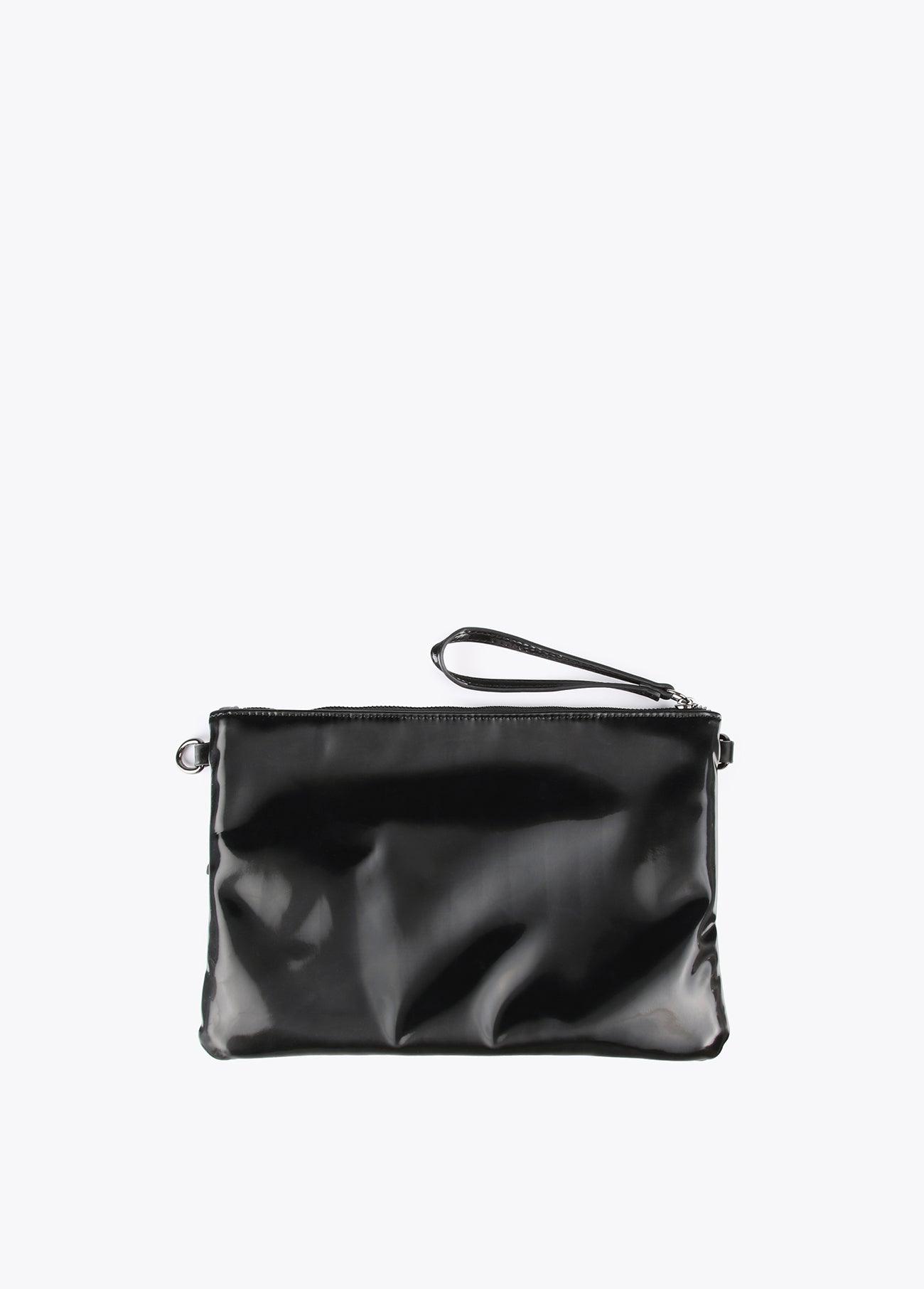 12424003-Animal print wallet-Black