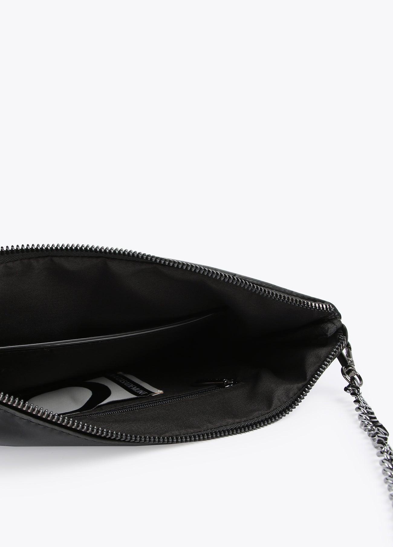 12424003-Animal print wallet-Black