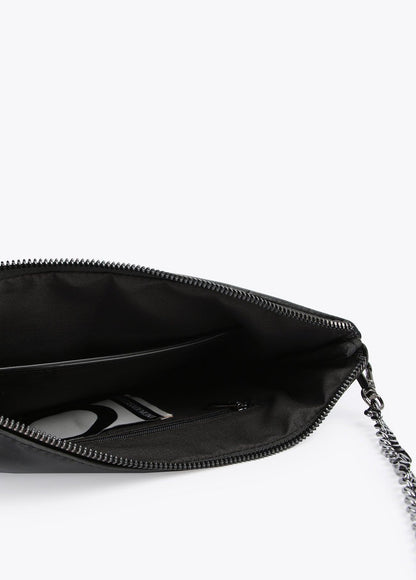12424003-Animal print wallet-Black