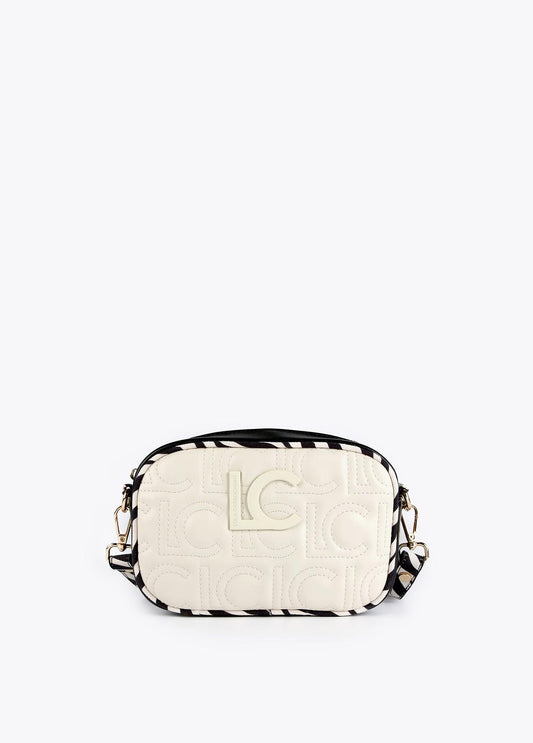 12427005-Two-tone animal print crossbody bag-Black