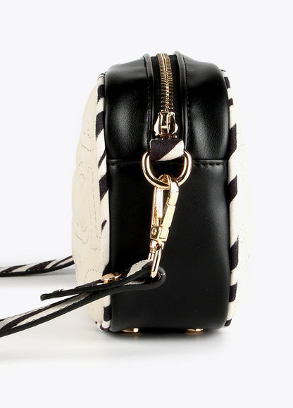 12427005-Two-tone animal print crossbody bag-Black