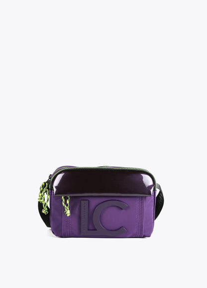12427011-Neon logo crossbody bag-Lilac