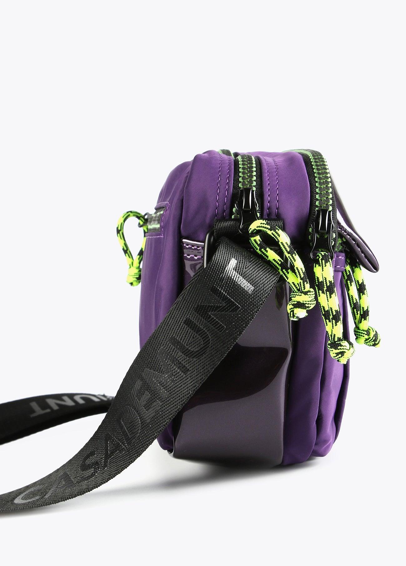 12427011-Neon logo crossbody bag-Lilac
