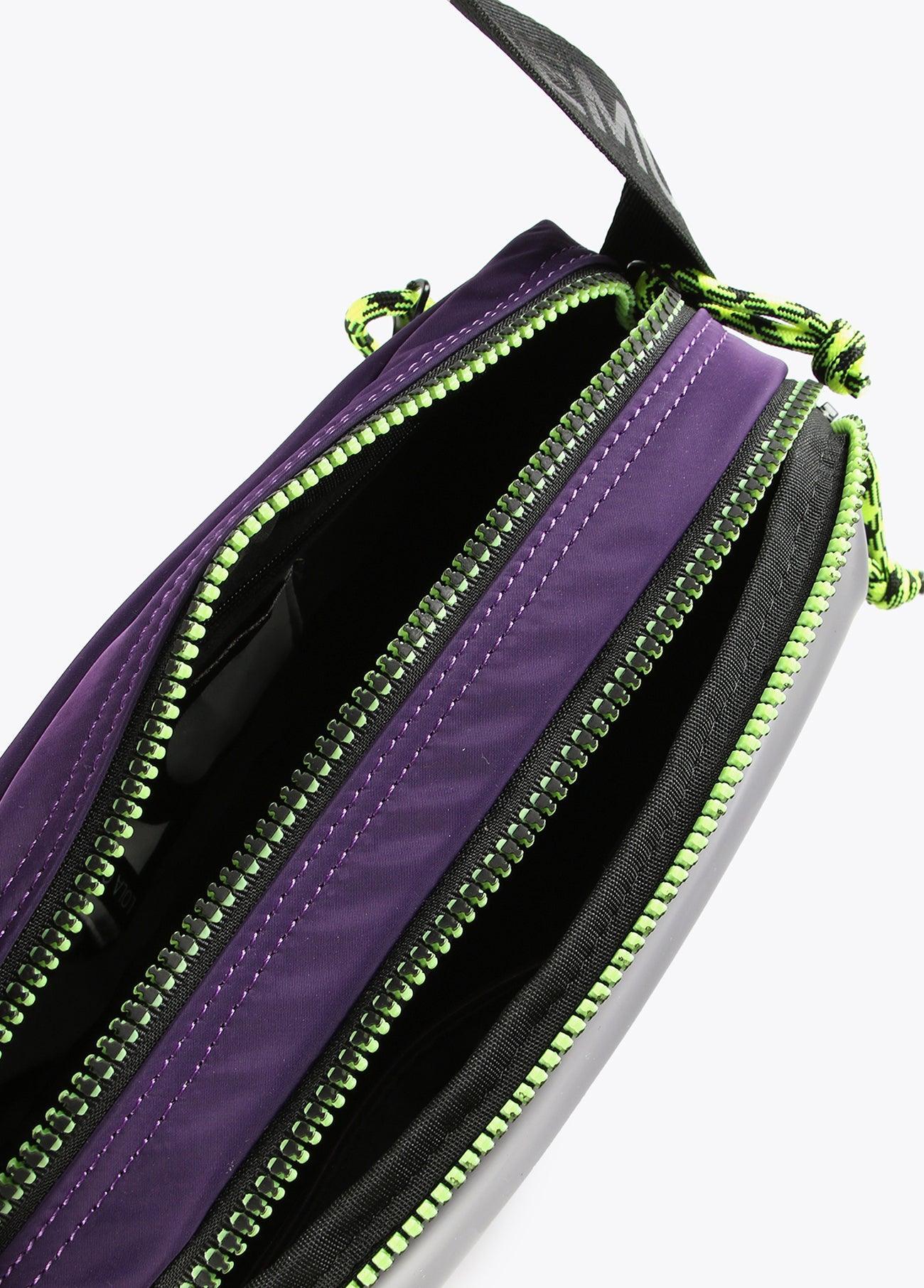 12427011-Neon logo crossbody bag-Lilac