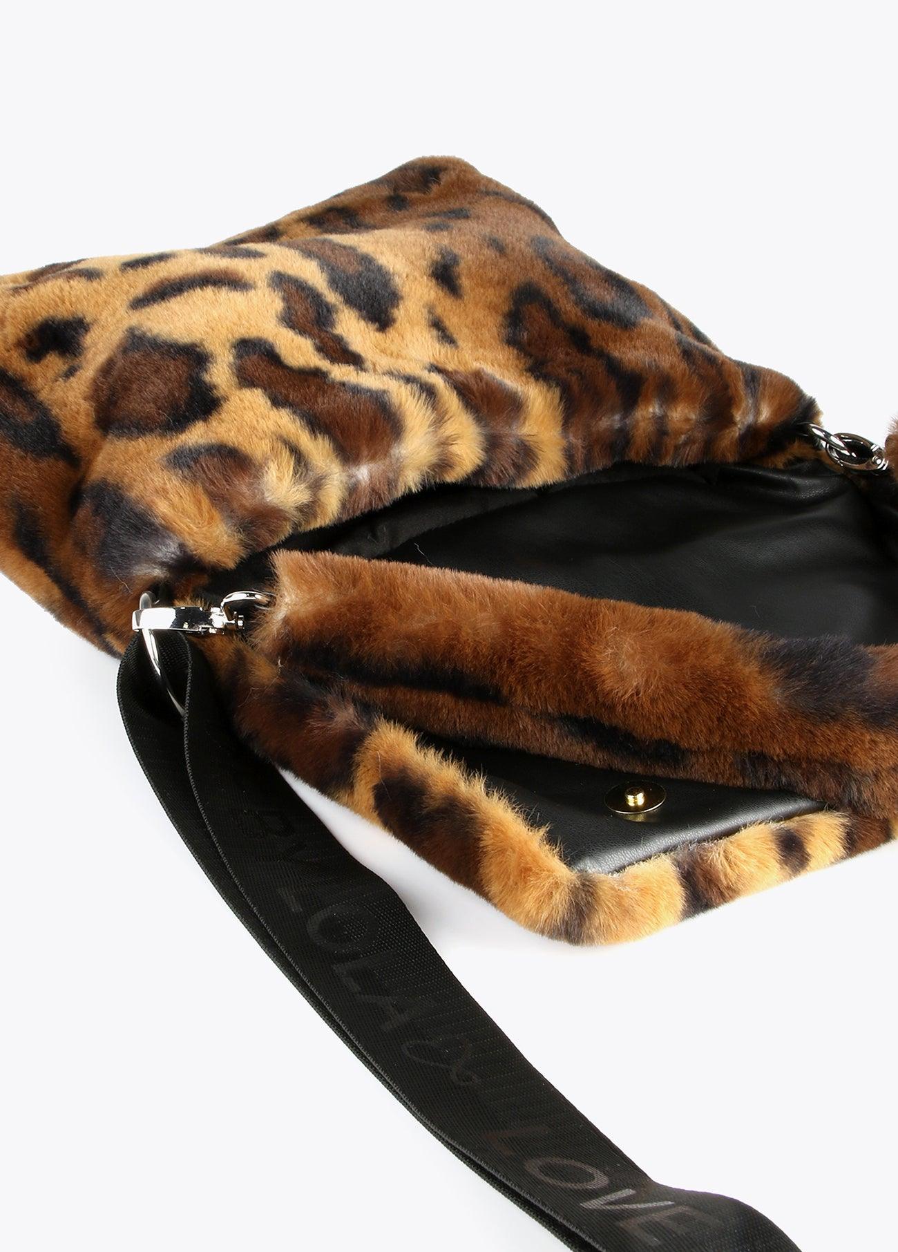 12427017-Fur crossbody bag-Printed