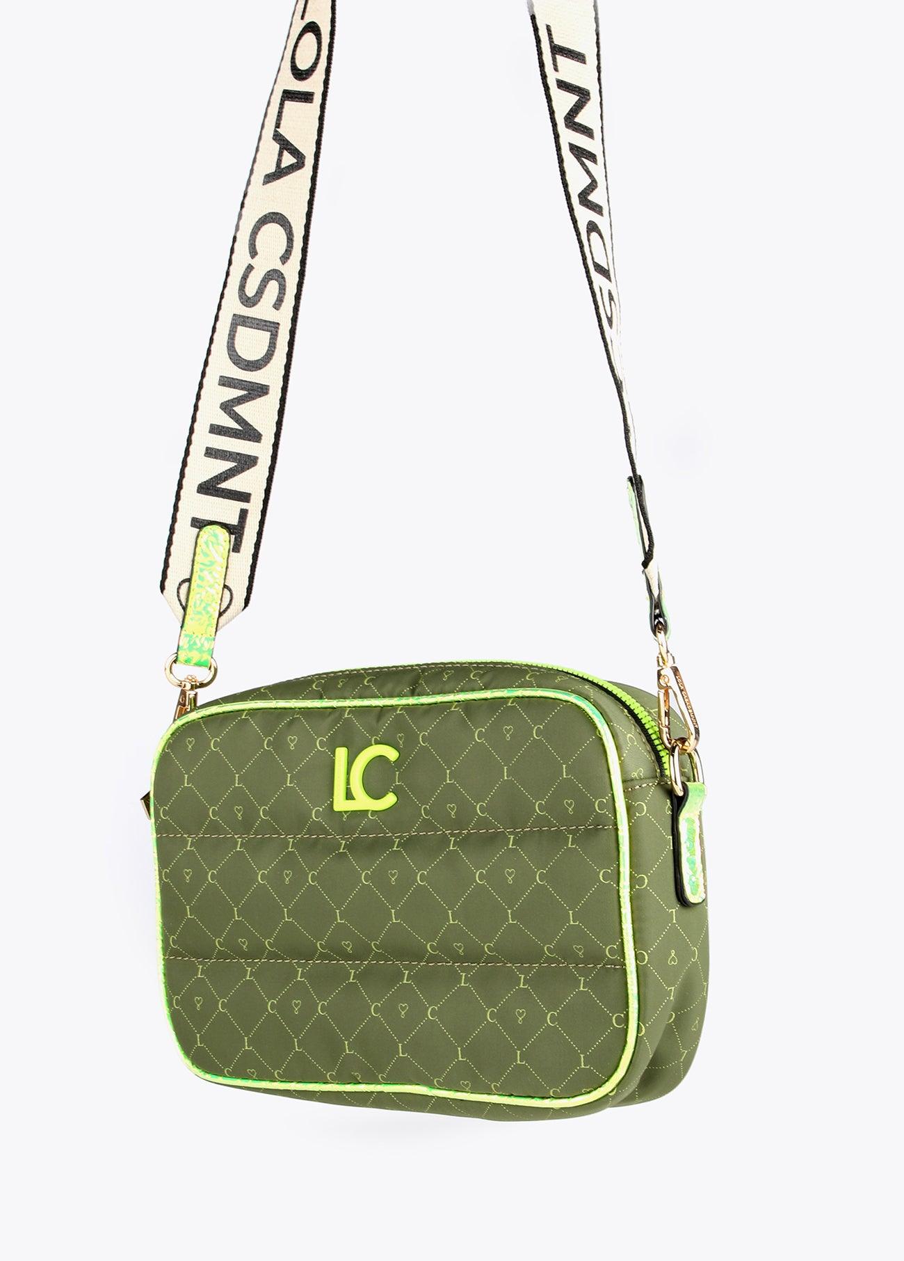 12427020-Monogrammed crossbody bag-Kaki