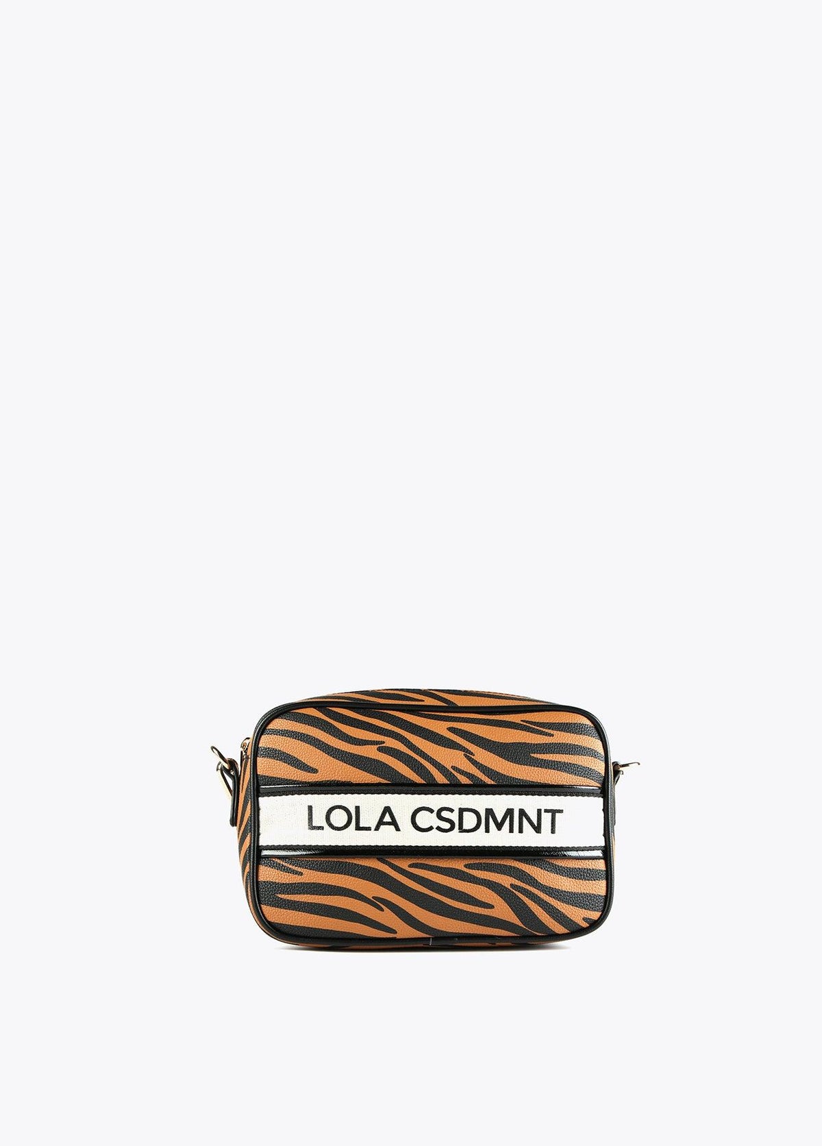 12427021-Zebra animal print crossbody bag-Brown