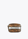 12427021-Zebra animal print crossbody bag-Brown