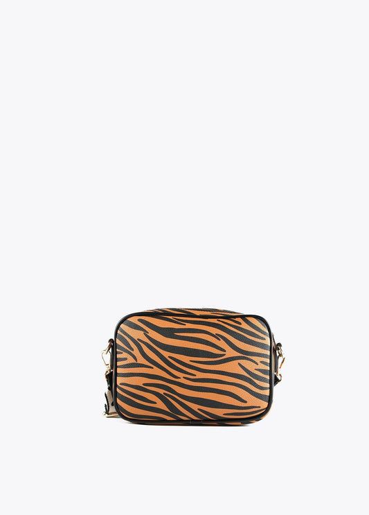 12427021-Zebra animal print crossbody bag-Brown