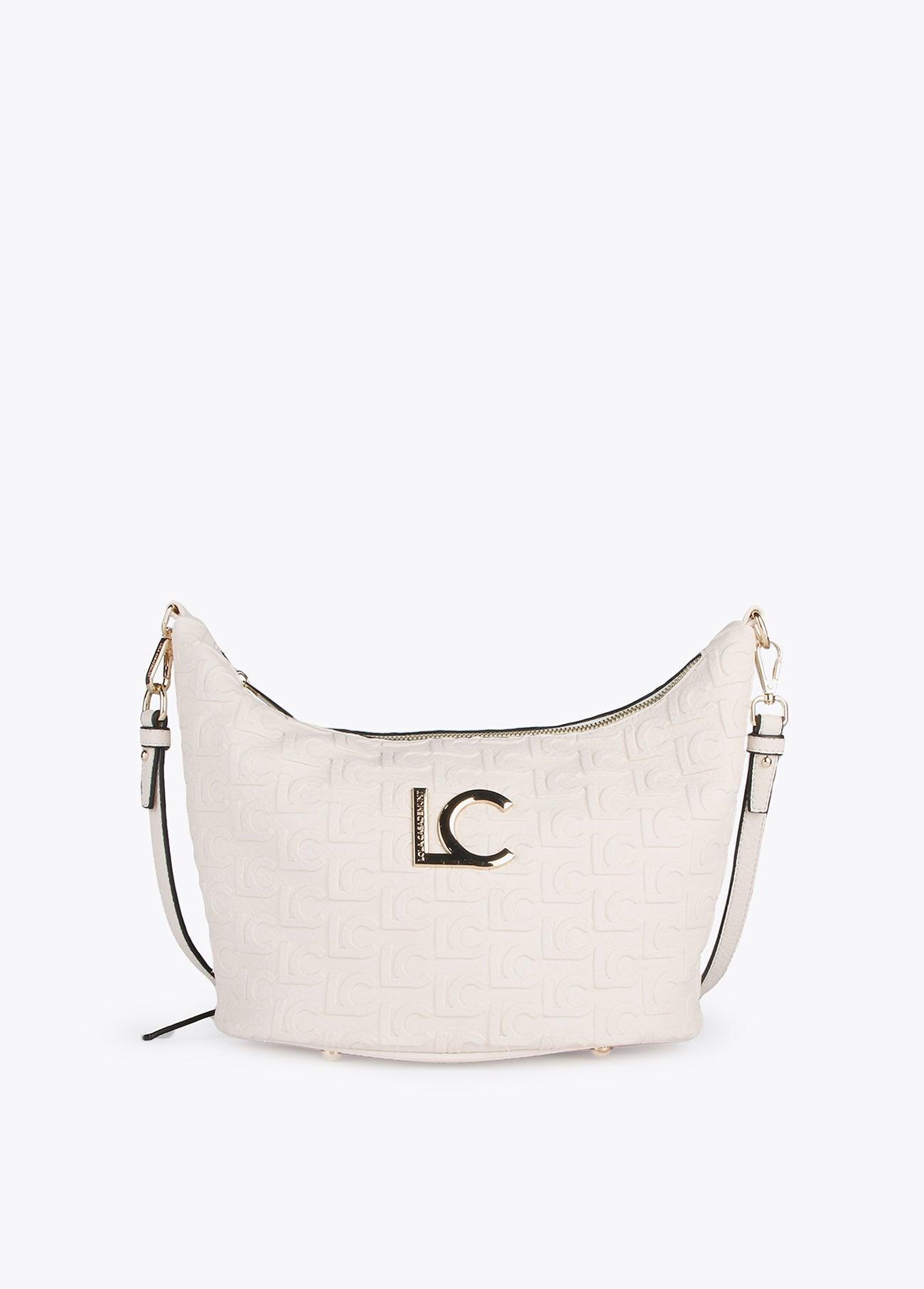 12427027-Monogrammed crossbody bag-Raw
