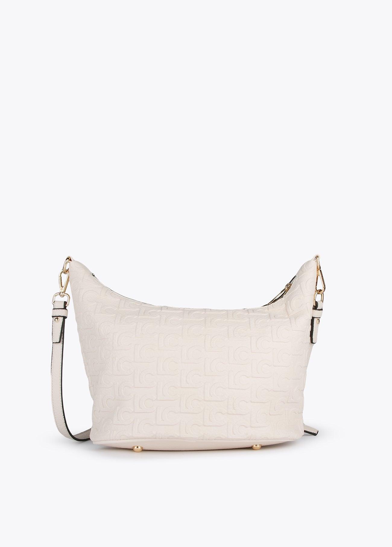 12427027-Monogrammed crossbody bag-Raw