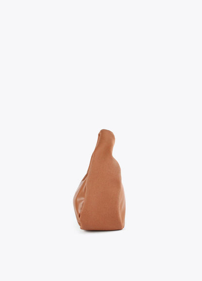 12427028-Contrast textures crossbody bag-Camel