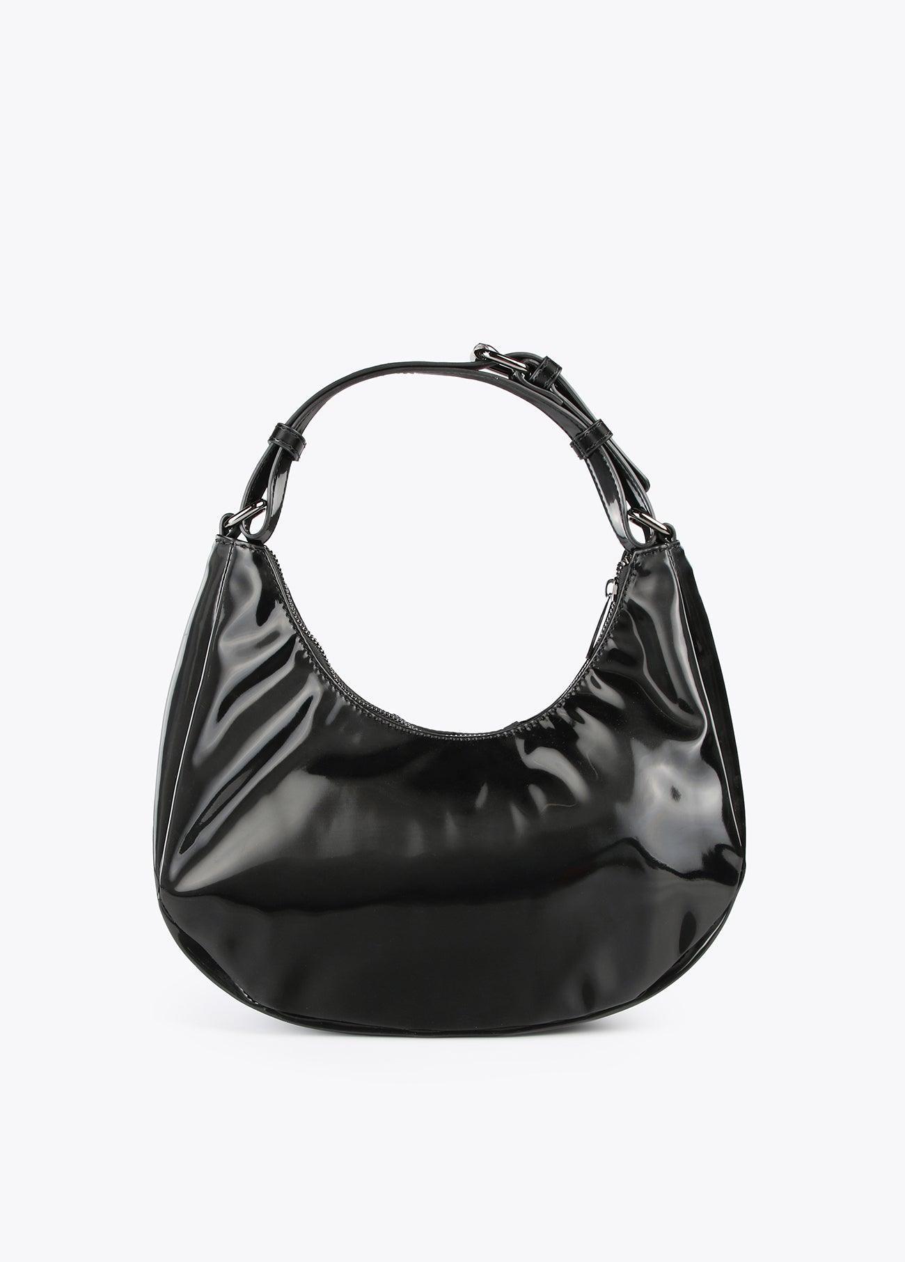 12427030-Animal print crossbody bag-Black