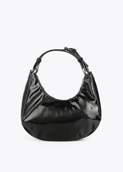 12427030-Animal print crossbody bag-Black