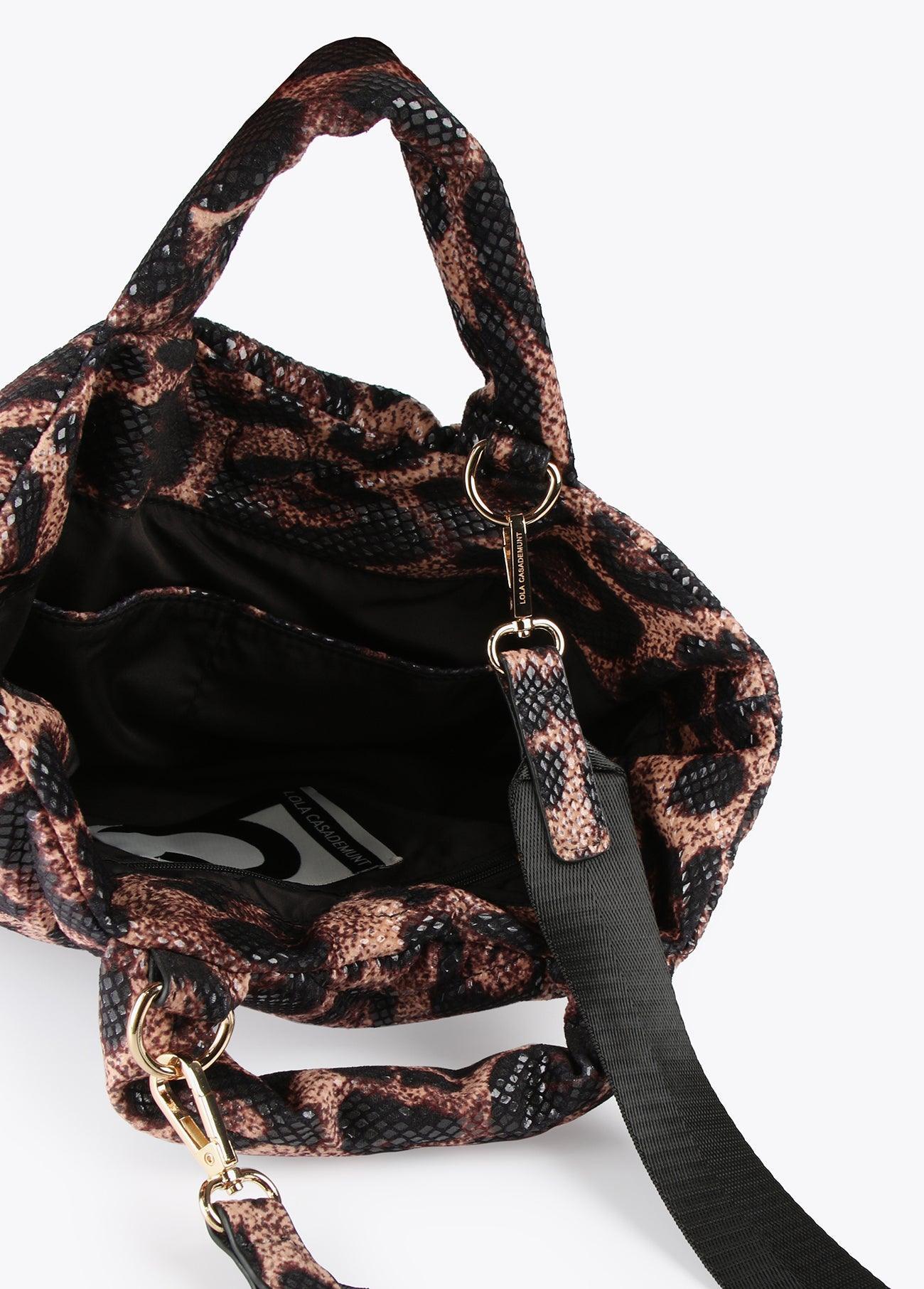 12428008-Animal print tote bag-Printed
